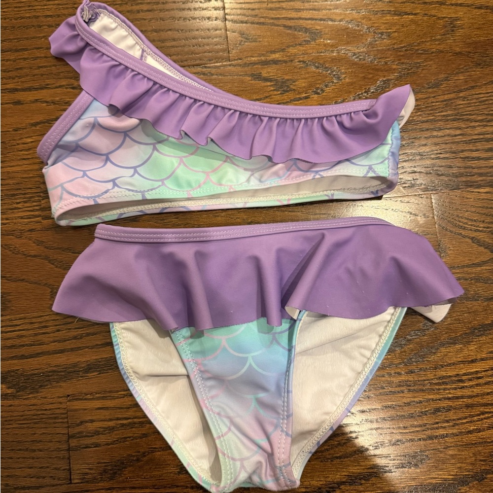 Purple Mermaid Kids Bikini